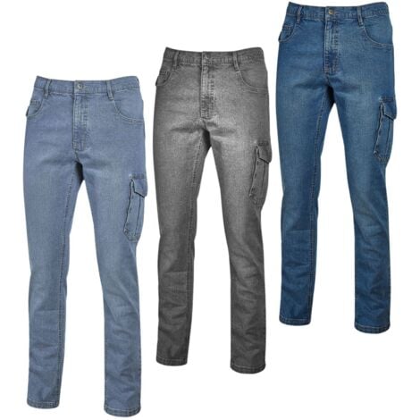 UPOWER Jeans Da Lavoro Elasticizzato U Power Jam Slim Fit Blue M