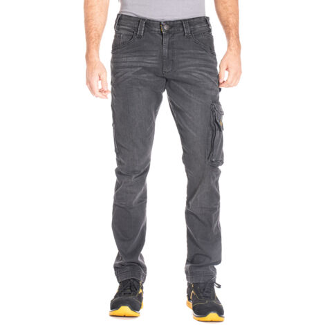 Jeans da lavoro neri taglia 50