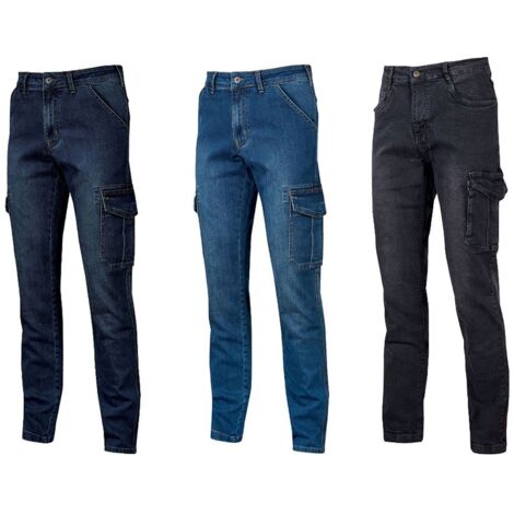Jeans da lavoro U-Power Tommi multitasche - 38 - Blu