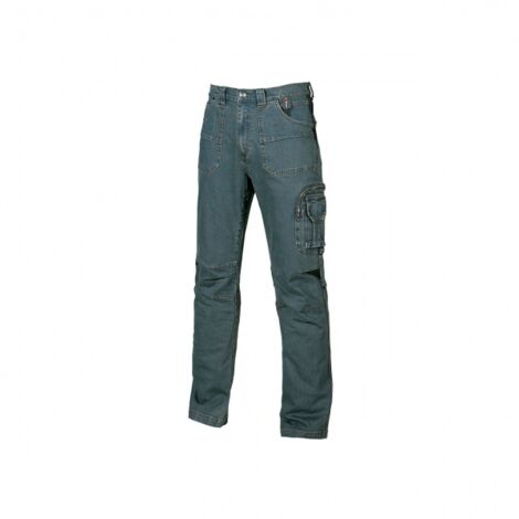 Jeans Da Lavoro U Power Traffic con Inserti Stretch Blue 44