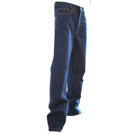 Jeans de travail extensible à poches Western et effet délavé - Gamme Jeans - MEMPHIS - BLEU DENIM - 127236 - LMA Lebeurre