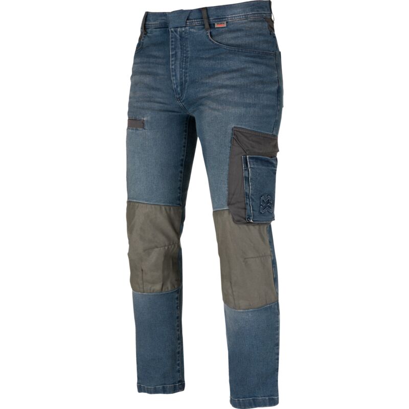 Jeans de travail Janus Würth Modyf bleu/gris 50