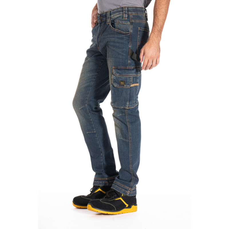 Jobdy pantalon de travail en jean sale - 48 (eu) - Rica Lewis