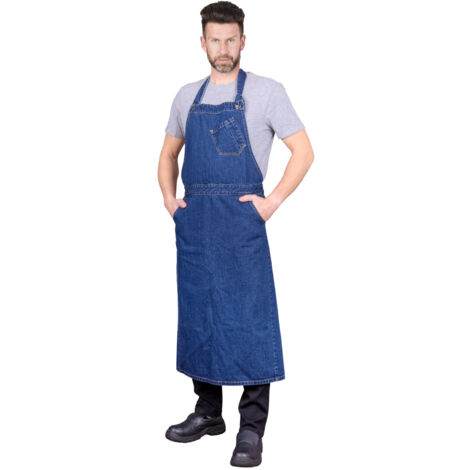 Jeans Latzschürze für Herren 90x115 cm