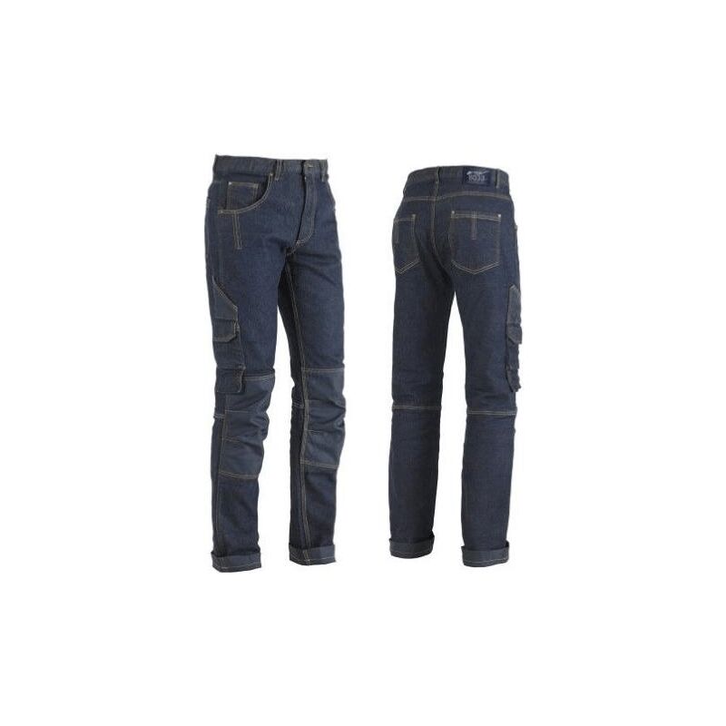 Industrial Starter - Miner Jeans Pantalon Stretch Multi-poches Cotton Work Construction Tilers (l)