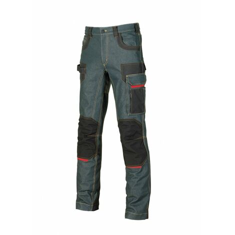 Jeans pantaloni da lavoro U Power Platinum Button - 48 (EU)