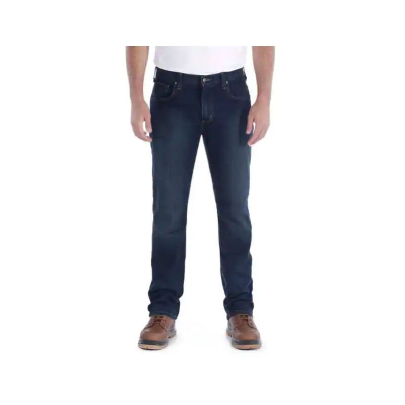 Carhartt - Jeans Rugged Flex Straight Tapered 102807 Erie Blue T.42 - 102807-491-w34l34