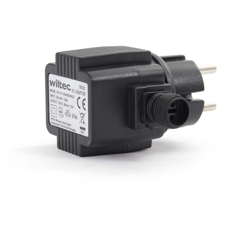 

Jebao Fuente Alimentación 2 polos IP44 12V 417mA 7,2VA adaptador AC/AC transformador