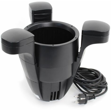 Jebao SK-40 Ecumeur Skimmer flottant de bassin pour jusqu'à 35m² pompe intégrée 3000 l/h 60W