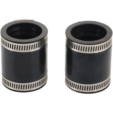 Jedes Set enthält 2 Ansaugkrümmeradapter, die mit den Vergaser-Anschlussrohren und Ansaugrohrdichtungen der Kawasaki ZZR250 EX250 GPX250R-II 250cc kompatibel sind.