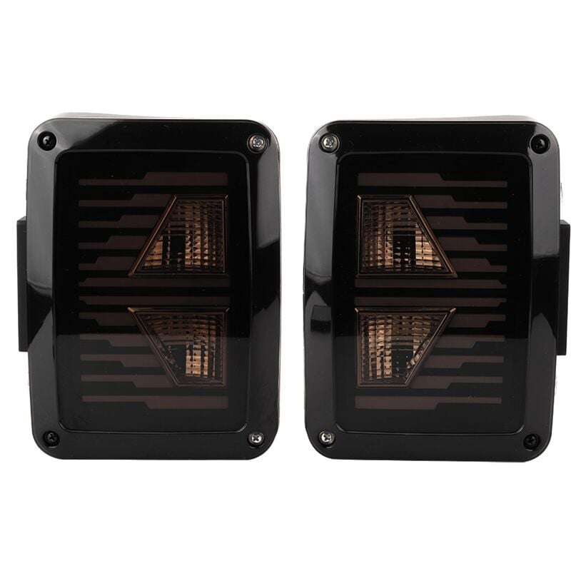 Image of 1 Paar runde LED-Rücklicht-Bremsblinker-Rückfahrleuchten für Jeep Wrangler jk Unlimited 2007–2017, US-Stecker - Jeffergarden