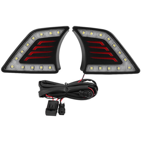 SURENHAP® 2Pcs Universel 12 LED DRL Feux Diurnes De Voiture