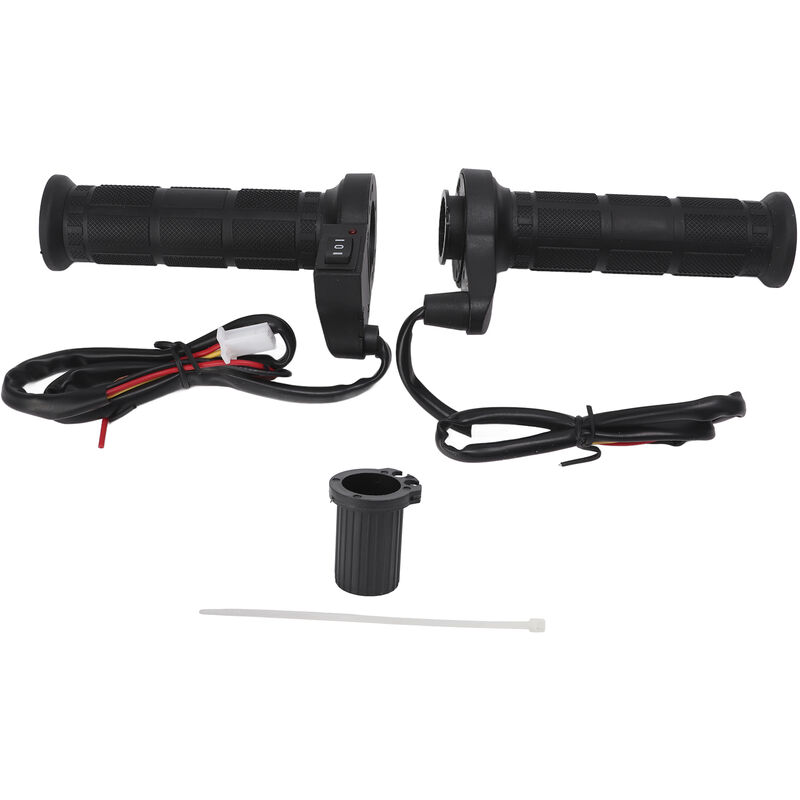 Jeffergarden - 1 paire de poignées chauffantes pour moto, guidon chauffant électrique universel, accessoires modifiés 22mm