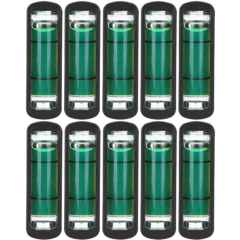 Jeffergarden 10 mini niveaux à bulle en plastique de haute précision pour trépied d'appareil photo horizontal