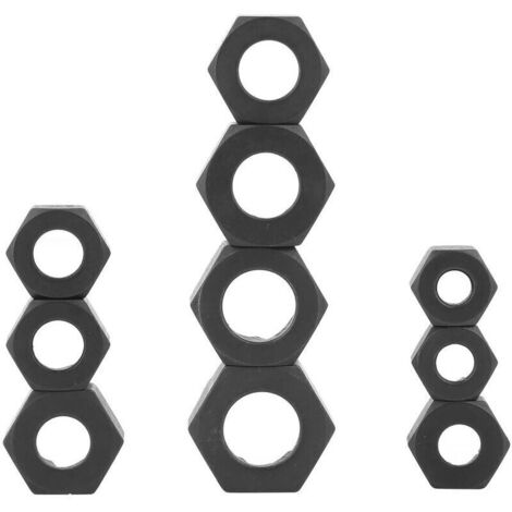 Jeffergarden 10 pcs Endommagé crou Boulon Remover Goujon Extracteur Ensemble Cassé Boulon Retrait Kit
