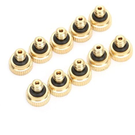 Jeffergarden 10 pièces 0.2mm eau du robinet basse pression atomiseur buse brumisation refroidissement buses de pulvérisation