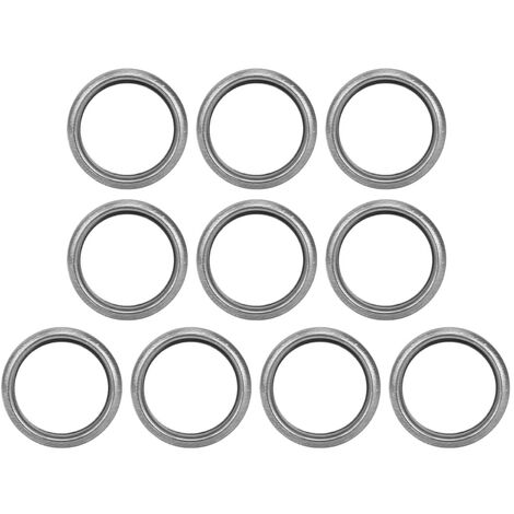 Jeffergarden 10 pièces bouchon de vidange d'huile écraser joints 20mm ID 803916010 pièces de rechange