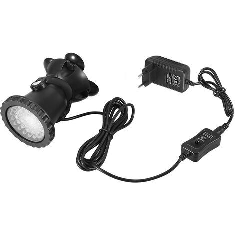 Jeffergarden 100-240 V LED pour aquarium éclairage étanche RVB projecteur submersible aquarium jardin étang(9)