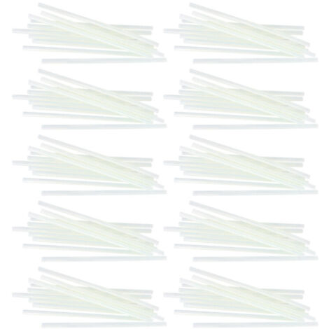 Jeffergarden 100 bâtonnets de colle thermofusible transparents de 7 x 200 mm pour réparations et loisirs créatifs.