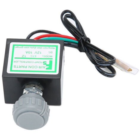 Jeffergarden 10A voiture climatiseur électronique Thermostat interrupteur contrle de température Auto accessoire12V