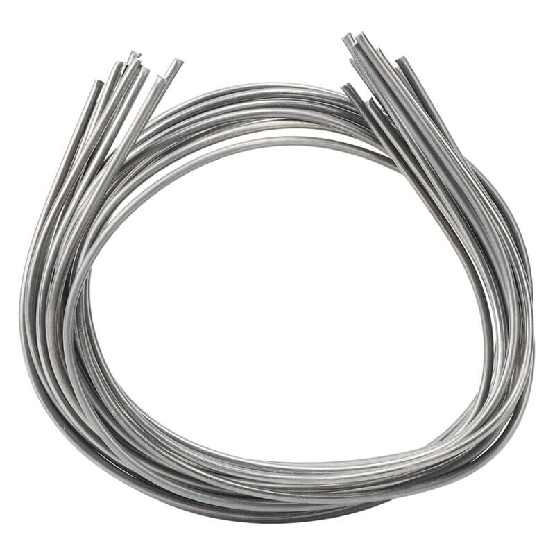 SNQ - Jeffergarden 10pcs Aluminium Cuivre Baguettes De Soudage Électrode 2mm Dia Fil Fourré à Souder à Basse Température