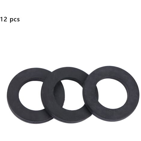 Jeffergarden 12pcs Joint Torique en Caoutchouc Anneau de Rondelle Anneau de Robinet Joint d'Étanchéité Joint Remplacement du Tuyau d'Eau du Robinet 1/2" ou 3/4" ou 1"(3/4")