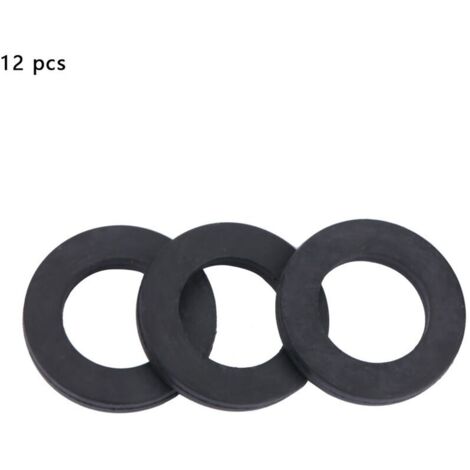 Jeffergarden 12pcs Joint Torique en Caoutchouc Anneau de Rondelle Anneau de Robinet Joint d'Étanchéité Joint Remplacement du Tuyau d'Eau du Robinet 1/2" ou 3/4" ou 1"(3/4")