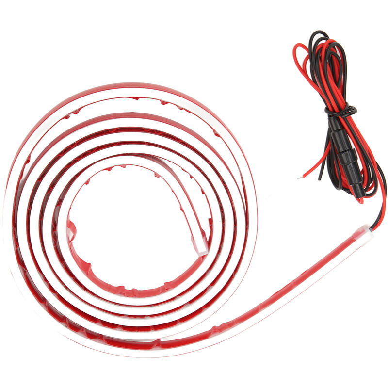 Jeffergarden ‌Barre LED 12V 10W pour capot moteur (180cm)‌ - Décoration extérieure blanche pour voiture, SUV, camion