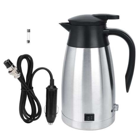Jeffergarden 12V/24V 1000ml voiture camion électrique chauffe-eau bouilloire bouillotte tasse d'eau chaude