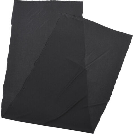 Jeffergarden 1,7 mx0,5 m de la poussière en haut-parleur protectrice de grill stéréo stéréo tissu tissu maille noir