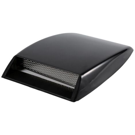 Jeffergarden 1x Cache-prise d'air décoratif universel pour capot de voiture, noir