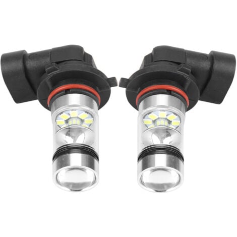 Jeffergarden 2 Stück 9006/HB4 100 W weiße LED-Scheinwerferlampen-Set mit hoher Helligkeit, Nebelscheinwerfer, Auto-Fahrlampe