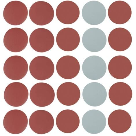 Jeffergarden 25pcs Mix Grit Sander Disque Ponçage Polissage Papier Tampons Abrasif Papier Abrasif Ensemble