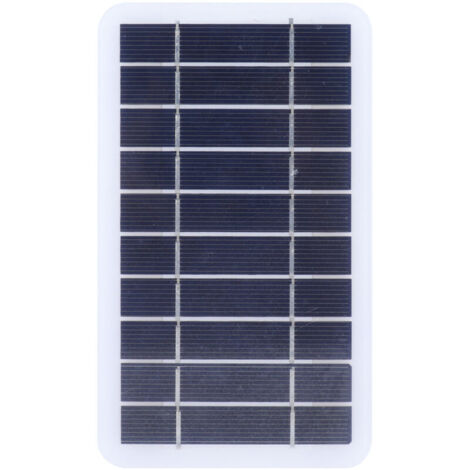 Jeffergarden 2W 5V 5V Panneau polycristallin Silicon Panneau solaire Chargeur de batterie Outdoor Alimentation mobile pour le chargement du téléphone
