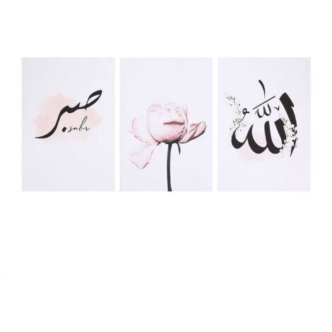 Jeffergarden 3 pezzi/set 21x30 cm stile islamico musulmano dipinto su tela quadro decorativo arredamento casa