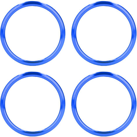 Jeffergarden 4 pièces/ensemble couvercle d'ouverture de ventilation de climatiseur, capots de bordure de remplacement en alliage d'aluminium pour Chevrolet Camaro 2016 – 2019 bleu