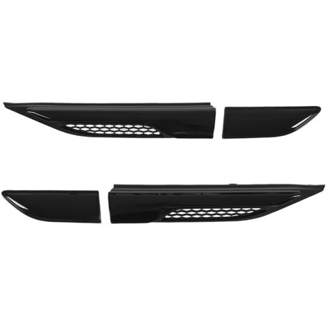 Jeffergarden 4 pièces noir brillant garde-boue Grille évent garniture de porte moulage LR027321 remplacement pour Land Rover Range Rover Evoque L538