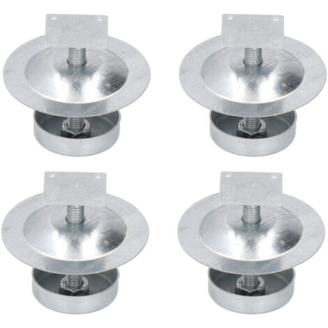 Jeffergarden 4Set pieds de ruche anti-fourmis en acier inoxydable Base de ruche apiculture support de ruche pour apiculteur