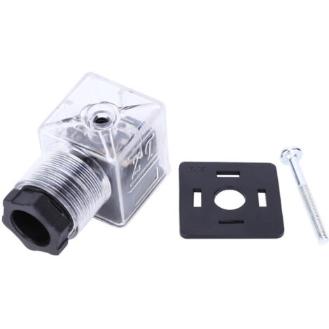 Jeffergarden ‌5 bobines de solénoïde hydraulique avec voyant transparent‌ - Prise universelle - AC 220V