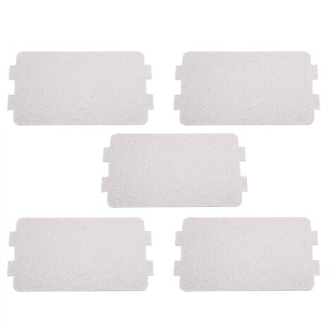 Jeffergarden 5 pièces Mica micro ondes Micro-ondes de Feuille Remplacement Plaque Mica Micro Ondes de mica accessoires pour le restaurant de bureau