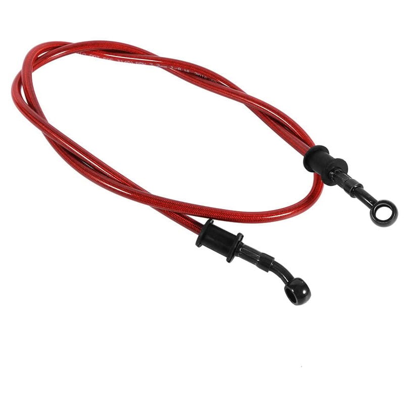 Image of Jeffergarden 50 cm Motorrad Motorrad geflochtene Stahl Bremskupplung Ölschlauch Leitung Rohr rot