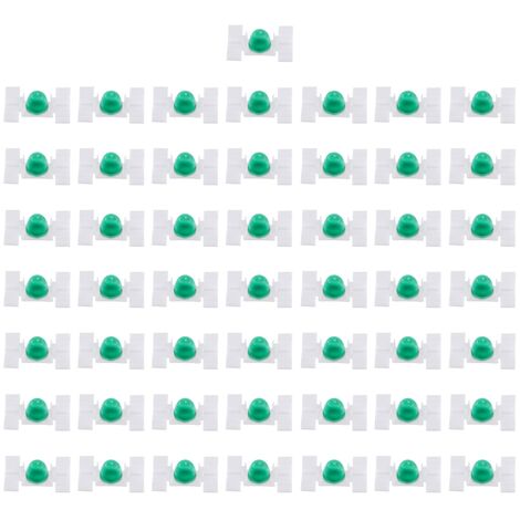 Jeffergarden 50 Pcs Blanc En Plastique Moulure De Porte De Voiture Garniture Clips Retenues Attaches Pour BMW Série 3 E36 E46