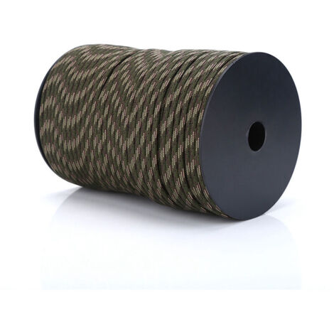 Jeffergarden 550 Réfléchissant Paracord Parachute Cordon Longe 9 Strand Core 100m (Jungle Camouflage)