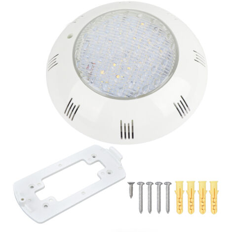 Jeffergarden AC12V 9W LED piscine lumière IP68 étanche piscine lumière murale sous-marine lumière pour extérieur étang 6500K