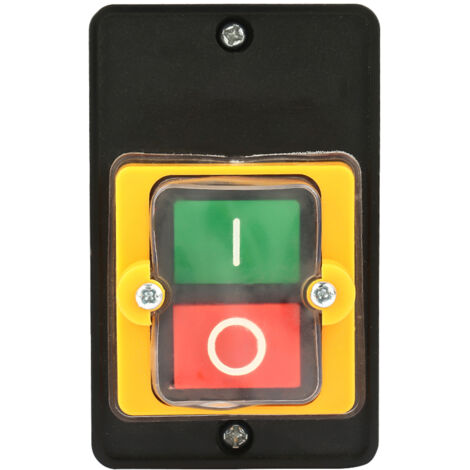 Jeffergarden AC220V/380V 10A Bouton-poussoir marche/arrêt étanche