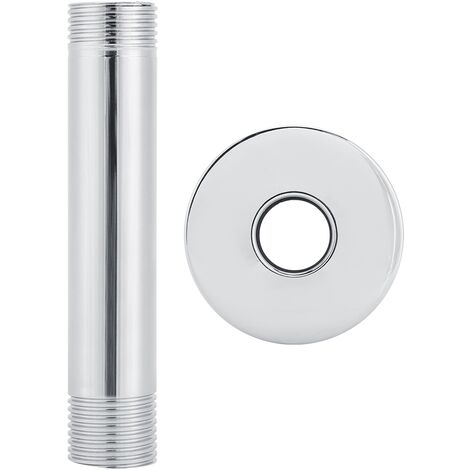 Jeffergarden Accessoires de douche de salle de bains de bras de douche supérieur d'acier inoxydable montés par plafond de G1/2in