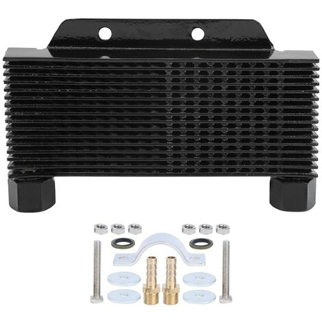 Jeffergarden Accessoires universels de refroidissement de radiateur de moteur de refroidisseur d'huile de moto pour 125250CC ATV Dirt Bike