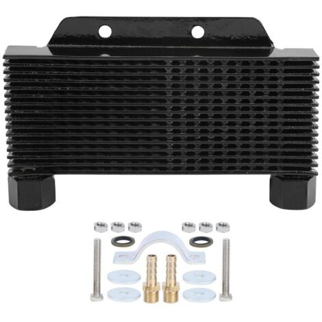 Jeffergarden Accessoires universels de refroidissement de radiateur de moteur de refroidisseur d'huile de moto pour 125250CC ATV Dirt Bike