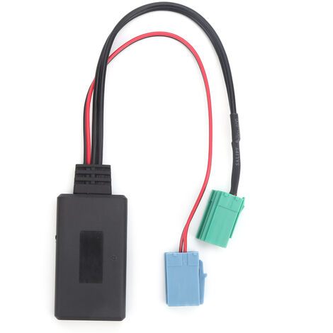 Jeffergarden Adaptateur Audio automatique Mini ISO 6Pin 8Pin connecteur Bluetooth 5.0 cble AUX pour Renault Clio/Espace/Kangoo/Laguna