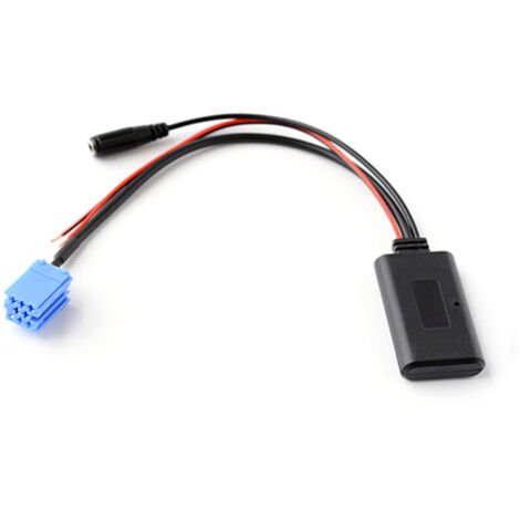 Jeffergarden Adaptateur BT de voiture sans fil CD stéréo AUX Interface de musique pour Alfa Romeo 147 156 159 Brera Mito GT Giulietta